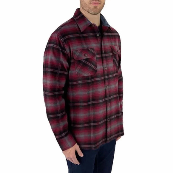 Jachs MFG Men's Lightweight Flannel And Thermal 2 Pack Red XL NWOT - Picture 4 of 7